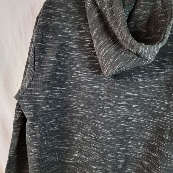 Phat Farm Mens Hoodie Large Full-Zip Black Grey Heavyweight Pockets Pre Owned - Picture 10 of 14